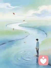 生命是一条不断变换的河流，试图紧握水面倒影只会让双手潮湿。学会以观察者的姿态静立岸边，看思绪如落叶飘过，看情绪如浮云流转——在变化中培育不变的觉知，正是真正的自由。配图