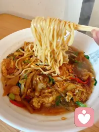 饿了一晚上，早上的救赎感.配图