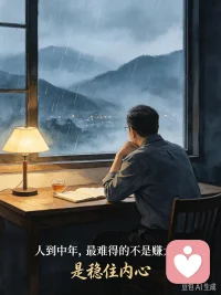 人到中年，最难得的不是赚大钱，是稳住内心
 
人到中年，肩上扛着责任，心里藏着疲惫。我们总在四处寻找机会，盼着一笔收入、一个项目，就能把生活的难题一次性解决。
 
刷短视频，听别人讲暴富故事，看各路风口，心里一次次燃起期待。我们渴望抓住机遇，摆脱当下的窘迫，可越是急于翻盘，越容易被诱人的信息迷惑，匆匆做出选择，最后徒增压力与内耗。
 
很多时候困住我们的不是缺钱本身，是那颗急于求成的心。总想走捷径，期待一夜改变现状，却忽略所有踏实的收获，都需要时间沉淀。
 
生活没有速成的解药，困境也不会瞬间消失。允许自己慢一点，看清诱惑，稳住情绪，不被外界的喧嚣裹挟。当内心不再慌乱，你才能冷静判断，走好脚下每一步。
 
如果你心里积压了焦虑，无人倾诉，不妨停下来，好好安放自己的情绪。情绪理顺了，生活才有转机。