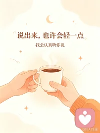 如果你正在难过，别急着逼自己“好起来”
 
最近收到一些朋友的消息，他们说：“我知道我应该振作，但我做不到。”
 
其实我想先告诉你：难过不是错，暂时走不出来，也不是你不够坚强。
 
很多时候，我们总被身边的声音催促：
“别想太多了。”
“你要乐观一点。”
“这点事不算什么。”
 
可真正处在情绪里的人，最需要的往往不是道理，而是有人愿意安静地听一听。
 
我不是来劝你马上好起来的，我只是想陪你把心里积压已久的话说出来，帮你一起看清，自己到底卡在了哪里、累在了哪里。
 
如果你此刻正经历心情低落、焦虑疲惫、无人理解的委屈，深夜胡思乱想、独自内耗，或是迷茫无助、找不到出口，都可以放心来找我聊聊。
 
我会耐心倾听、温柔陪伴，不评判、不指责、不说教，给你一个安全、放松、可以完全做自己的倾诉空间。
 
如果你也正在经历情绪低谷，别一个人硬扛，大胆把心事说出来，心里真的会轻松很多。
 
愿意的话，可以来我的主页预约倾听，我们一起慢慢梳理情绪、卸下疲惫，走出低谷。