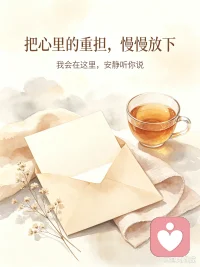 成年人最大的内耗，是习惯独自消化所有委屈
 
不知道你有没有这种感受？
 
遇到烦心事，不敢和家人倾诉，怕他们担心；不想和朋友多说，害怕被当成负能量。所有的委屈、疲惫与纠结，全部压在心底，一个人反复琢磨，默默硬扛。
 
旁人总是轻描淡写地劝你“想开一点”，可情绪从来不是靠一句想开就能消散的。
 
反复回放糟心的过往，深夜思绪翻涌、辗转难眠，心里沉甸甸的，明明什么都没做，却早已身心俱疲。这就是成年人最累的情绪内耗。
 
其实，你不必强迫自己懂事，更不用假装万事无恙。
你的负面情绪不是累赘，你的脆弱也从来不是缺点。你只是缺少一个温柔、包容、不会评判你的倾听者。
 
如果你正在经历这些：
长期精神内耗，放不下心底的烦心事；
积攒了满身委屈，却无人可以倾诉；
频繁失眠焦虑，被杂乱的思绪困住；
为人际关系疲惫，不懂如何释怀和解；
内心压抑许久，只想找个安全的角落倾诉心声。
 
我不会讲空洞的大道理，不会评判你的对错，更不会催促你快速自愈。
我只会安静陪伴、耐心倾听，陪你梳理乱糟糟的情绪，接纳你所有的疲惫与不堪。
 
如果你也正在经历情绪低谷，别一个人硬扛。说出来，也许会轻一点。
 
欢迎来到我的主页预约倾听，卸下心底积压的重担，慢慢和自己和解。
