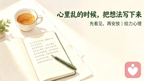 心里乱到撑不住的时候,试试把想法写下来