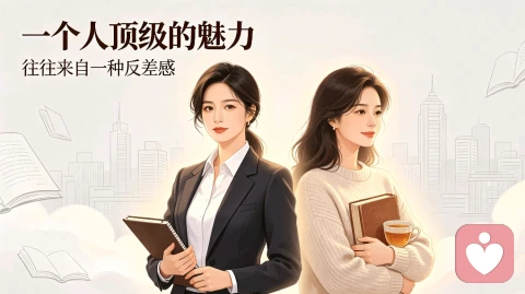 一个人顶级的魅力，往往来自一种「反差感」
