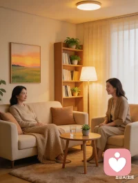 加入给力心理的第二天，我在这里，倾听你的情绪，接住你的不安，陪你找到内心的光。配图