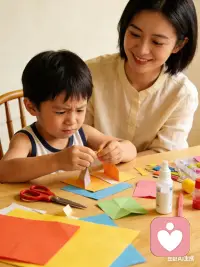 二、孩子做事慢/做不好

❌ 你怎么这么笨，这点事都不会
✅ 这件事是有点难，我们一步一步来，你已经很努力了。配图