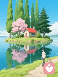 走自己的路，不慌不忙，修自己的心，默默发光，曲曲折折的路总有它的道理，只希望最后一页，是花开万里。