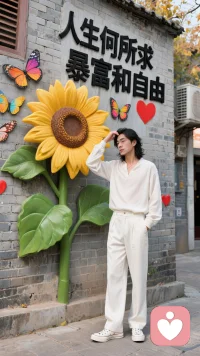 很多人都在教你坚强，却没人问你累不累。
那些深夜崩溃、无人可说的瞬间，
我在这里，不劝你懂事，不教你忍耐，
只安安静静，听你把所有委屈都说完。配图