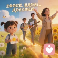 我们无法改变、无法脱离当下的自己，
直到全然接纳本来的模样；
接纳之后，改变往往在不知不觉间自然发生。配图