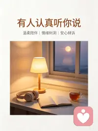 我愿意做倾听师，认真陪伴每一个需要陪伴的人。
接纳你的委屈、疲惫和无法言说的心事，不急着评判，不随意说教，安安静静接住所有情绪。
你不必故作坚强，在这里，可以安心做真实的自己。
 
#倾听陪伴 #情绪树洞 #治愈心灵 #温柔倾听