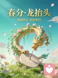 昼夜平分春色，
鸿运正当抬头，
不负春光，不忘初心！配图