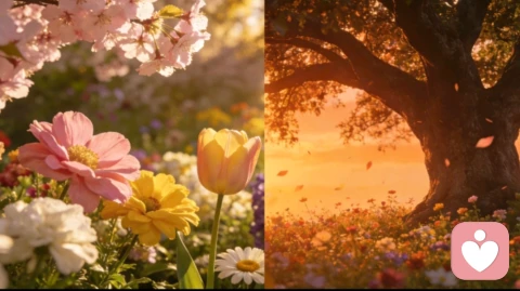 让花成花，让树成树，终其一生，我们都在学会顺其自然