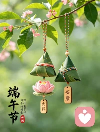 端午安康！🌿

     在这个弥漫着粽香和艾草清气的日子里，真心祝愿你：

     身体像糯米一样温润有韧性，经得起生活的蒸煮，却不失柔软；
     心灵像粽叶一样舒展通透，既能包裹住自己的内核，又能散发淡淡的清香；
     日子像那根五彩绳，看似简单，却系着平安、健康、清醒和自在。配图