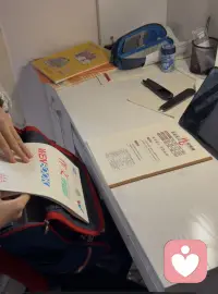 💕陪写作业的日常，也是人间值得。💕配图