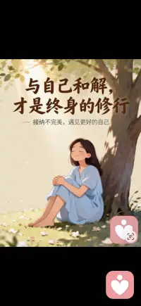 与自己和解、才是终身的修行！💕配图