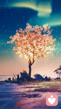  眼里有光，心中有爱，一路向前，一路花开。配图