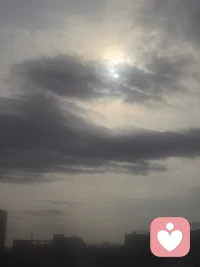 天气不算好，但心情却很好配图