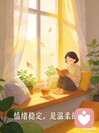 - 不拧巴，能自洽。
​
- 放过自己，也是修行。
​
- 情绪稳定，是温柔的光。
​
- 生活有点苦，但我会很甜配图