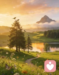 安静下来，听听风里的温柔配图