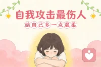 自我攻击最伤人

很多人痛苦不是因为事情本身，而是因为事情发生后，还在不停责怪自己。温柔对待自己，才是疗愈的开始。配图