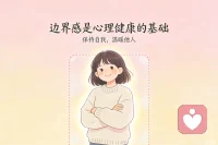 边界感是心理健康的基础

不敢拒绝、过度讨好、总为别人活，不是善良，是边界模糊，会慢慢耗尽自己。配图