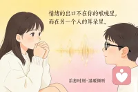 情绪的出口不在你的喉咙里，
  而在另一个人的耳朵里。配图
