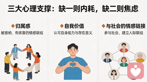 你的三大心理支撑：缺一则内耗，缺二则焦虑