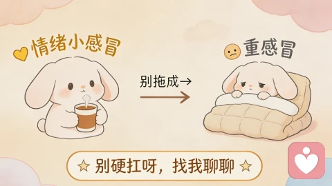 作为倾听师，想对你说：情绪的“小感冒”别拖成“重感冒”