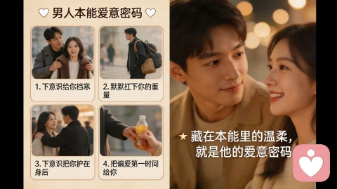 藏在男人本能里的爱意密码