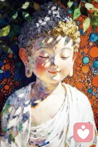 繁杂尘世中，学着简化心绪，看淡纷争，放下无谓的执念与偏见。修一颗淡然本心，让杂念的心彻底自愈，随性而活，自在随心，温柔渡己。
​南无阿弥陀佛[合十][合十][合十]