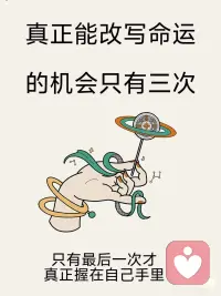 人生有三张牌：

第一张牌是：出生
​第二张牌是：婚姻
​第三张牌是：觉醒

前面两张都是命运的安排，
​觉醒是我们最后的一张底牌 ‼️配图