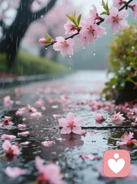 “清明时节雨纷纷，路上行人欲断魂”
还是“好雨知时节，当春乃发生”
其实是要看你的心怎么选不是吗？