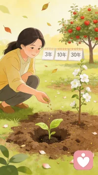 爱出者爱返，福往者福来。
请尽情的献出自己的爱，播撒善的种子。这个种子有可能是三年，有可能是十年，有可能是三十年，才可能开花结果。不用着急，它一定会开花结果的。配图