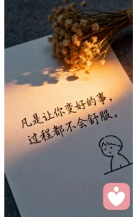 凡是让你变好的事，过程都不会舒服配图