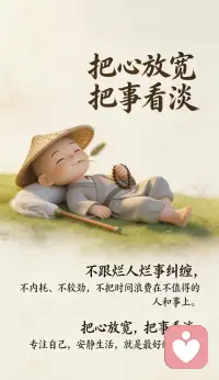 日子普通就好，情绪自愈就行，
不为难自己，不消耗自己，
好好生活慢慢变好。
早安[太阳]配图