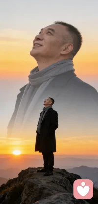 婚姻从来不是搭伙过日子，而是两个成熟的人，选择在漫长岁月里彼此照亮、彼此托底。
见过太多鸡飞狗跳，才更明白：好的婚姻，是允许对方做自己，也愿意为对方把自己变得更好。
它不是枷锁，是你累了的时候，回头能看见的那盏灯。

如果有太多的话憋在心里，
我陪着你
我一直在配图