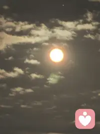 今晚的月亮好美🤩配图