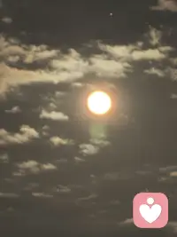 今晚的月亮好美🤩配图