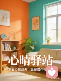 这里是心灵的休憩站，也是情绪的解压阀。
我们相信，每个人都拥有自愈的力量，而我们只是陪你找回那份力量的同行者。
在这里，拒绝标签化的评判，只提供客观理性的倾听。
愿你的情绪在此落地生根，开出向阳的花。
欢迎来到[你的工作室名称]，让我们一起，把日子过成喜欢的样子。配图