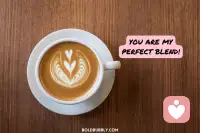 心型咖啡，敬生活。也敬你。配图