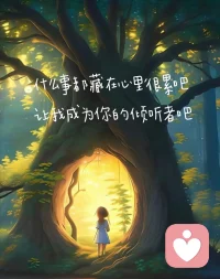 你那些无处安放的情绪，那些想说的话，还有那些放不下的人，解不开的结，都可以来找我，我会安安静静的听你倾诉。配图