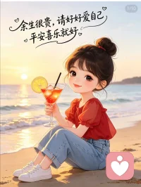 人生短短数十载，余生很贵，与其纠结得失、讨好他人，不如静下心好好爱自己。不必追逐喧嚣繁华，守一份平淡舒心，日日平安，时时欢喜，就足够。配图