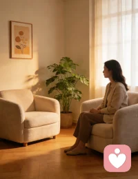 不用假装坚强，不用事事硬扛。在这里，你可以放心倾诉，我会温柔陪伴，帮你慢慢释怀。配图