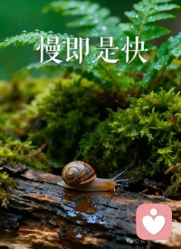 慢即是快

我们总在赶时间，怕慢一步就被落下，怕停下来就会被淘汰。
可蜗牛知道，慢不是拖延，是蓄力；慢不是落后，是节奏。
别急，万物都有自己的时区，你只管慢慢呼吸，美好自会如期而至。配图