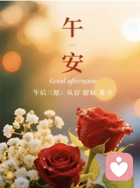 午间小憩，整理好心情再出发。
愿每一份疲惫都被温柔化解，每一份心事都有人认真倾听。
好好生活，慢慢相遇，我一直都在🌞配图