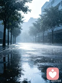中午大雨场大雨，洗净世间浮躁🌧️
作为情绪倾听师，更懂雨天的温柔
接纳所有情绪，抚平所有疲惫
雨落心安，万事温柔，岁岁无忧
倾听时‖情绪树洞‖暖心陪伴‖