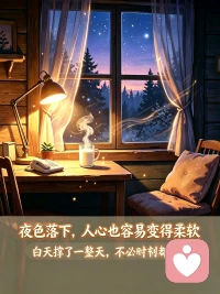 夜一降咱们就别装大人啦，心里堵着跟我说，树洞陪你唠唠💛