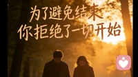为了避免结束 你拒绝了一切的开始