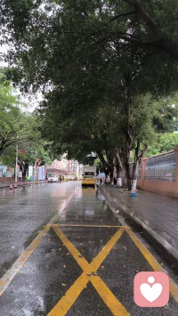 春天的脸说变就变，前一秒还是热烈当空，下一秒就下起了倾盆大雨