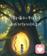 这个世界总是很吵，大家都在忙着表达、忙着赶路、忙着坚强。
可我始终相信，被认真倾听，就是一种治愈。
不用伪装，不用解释，不用强迫自己乐观。
你可以慢慢说，我会静静听。
在这里，你的情绪永远有归处，你的心事永远有人懂。

我们都曾把难过藏在深夜，把委屈咽进心里。
其实你不必一个人扛下所有。
我不是来给你讲道理，也不是来教你怎么做。
我只是一个安静的倾听者，接住你所有的疲惫与不安。
愿你被温柔以待，也愿你，终于有人可以放心倾诉。

风会带走烦恼，光会照亮迷茫。
而我，愿意做你情绪的避风港。
不评判、不打断、不催促。
允许你崩溃，允许你沉默，允许你慢慢来。
每一次被听见，都是在与自己和解。
愿你所有的难言，都能被温柔接住。

很多时候，我们需要的不是答案，而是陪伴。
是有人愿意停下脚步，认真听你说完一整段话。
是有人告诉你：你的感受，很重要。
我在这里，陪你梳理情绪，陪你面对迷茫。
把心里的重量放下一点，再轻一点。
好好被倾听，好好被治愈。

生活偶尔会让人喘不过气，
那些说不出口的委屈、无人理解的疲惫、深夜翻涌的情绪，
都值得被看见、被接纳、被温柔倾听。
不用假装一切都好，你可以放心脆弱。
我会一直在这里，安静陪伴，认真倾听，陪你慢慢自愈。

每个人心里，都藏着一段不想说、却又很想说的话。
我愿意成为那个，让你安心开口的人。
不匆忙，不浮躁，不敷衍。
用心聆听，用爱陪伴。
愿你在被倾听的时光里，找回内心的平静与力量。