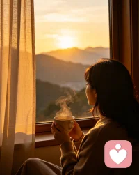 我们来一趟人间，尝尝酸甜苦辣，看看四季、见见山海、遇错人、犯过错、也曾痛哭流涕、也曾哈哈大笑，也曾大起大落，有什么大不了，活着原本就是一种体验。配图